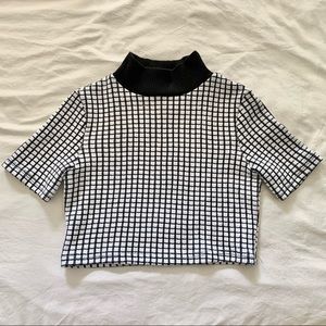 Glamorous Cropped Short Sleeve Sweater